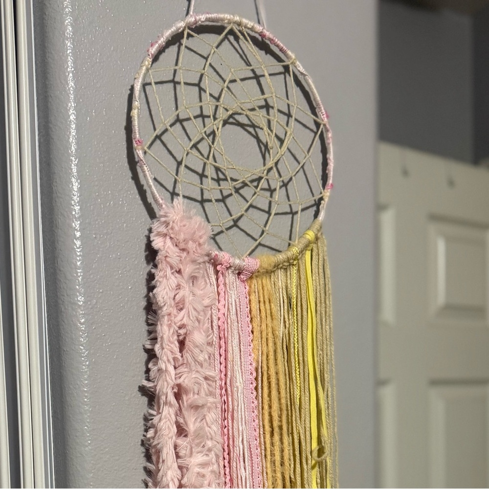 Pink & Yellow Dreamcatcher